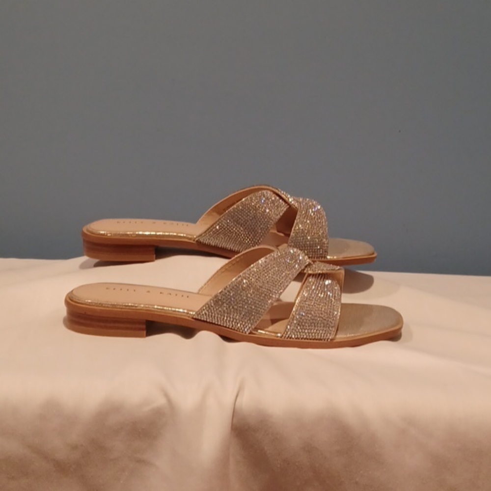 Preowned Kelly and Katie Sparkly Sandals Women’s  8.5m, good condition - Picture 7 of 8